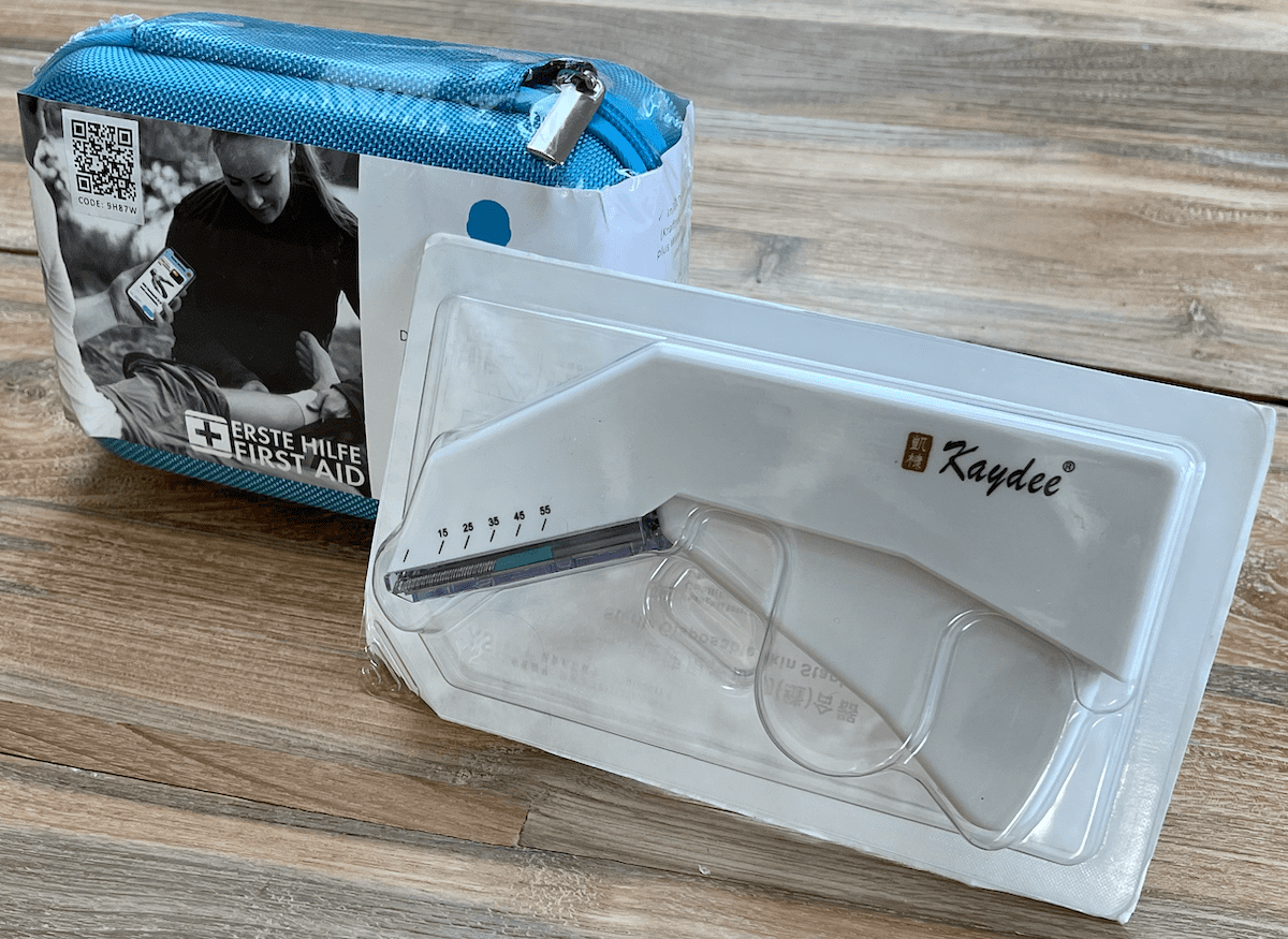 PocDoc Pet Connect Erste-Hilfe-Set mit Hautklammergerät